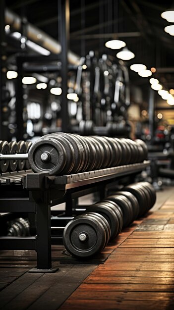 a comprehensive set of gym weights presented in highdefinition