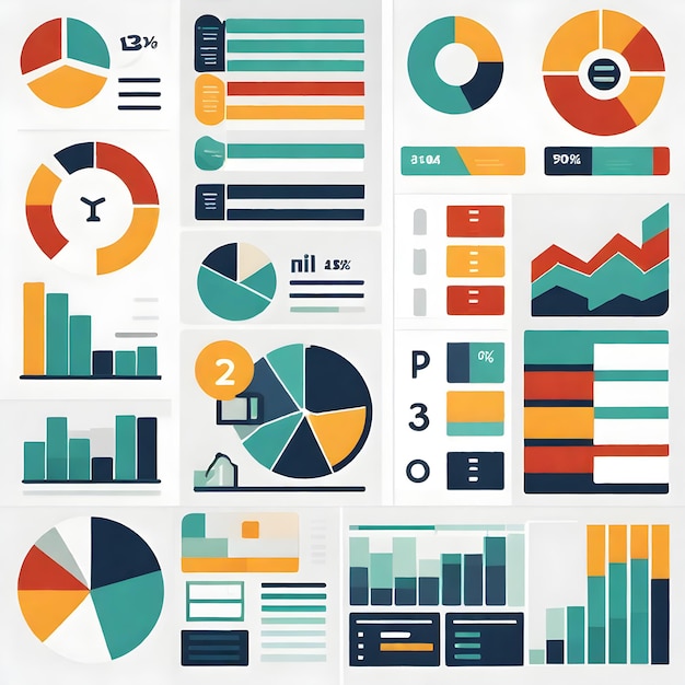 Photo comprehensive status reports on business performance