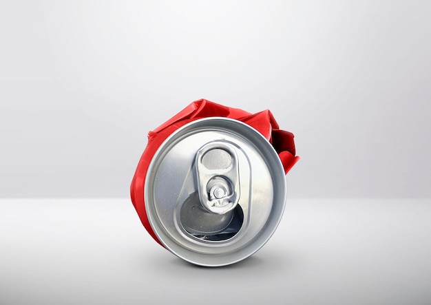 Compressed cans on background room studio