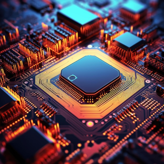 Computer chip semiconductor data abstraction