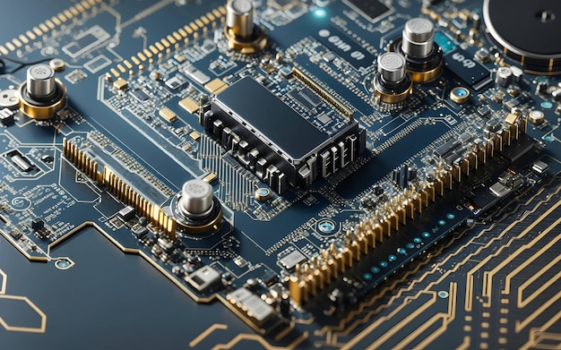 Computer Circuit board IT industryTechnology background