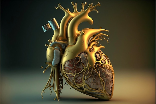 Computer generated image of a human heart