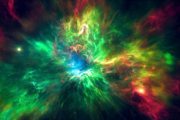 Computer Generated image of outer space Star field on nebulae abstract background image Night sky outer space wallpaper