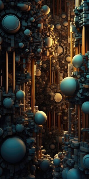 a computer generated image of a structure