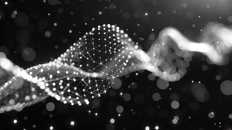 コンピューターで生成されたデータのウェブ画像と 科学という単語