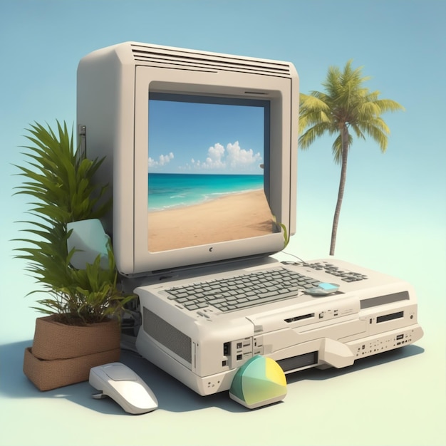 Computer goes on vacation