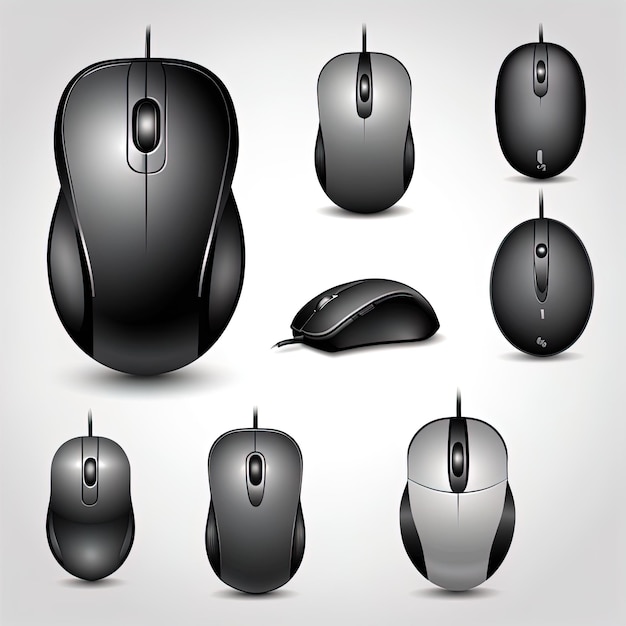 computer mouse computer mouse computers mouse and mouse icons set computer mouse icons black ba