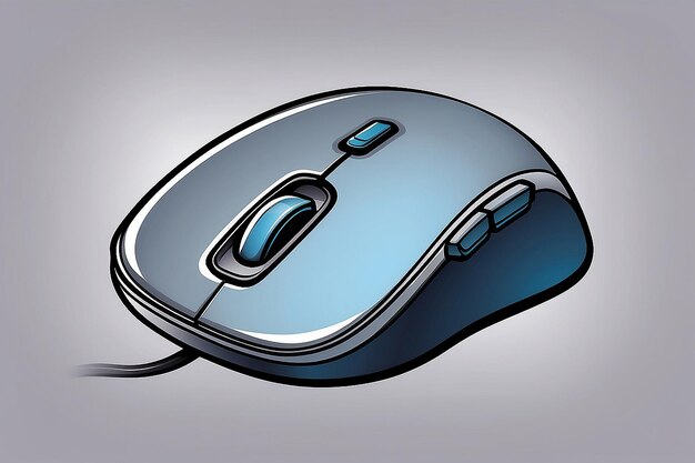 Photo computer mouse icon vector illustration design