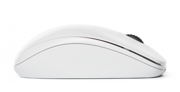 Computer mouse isolated