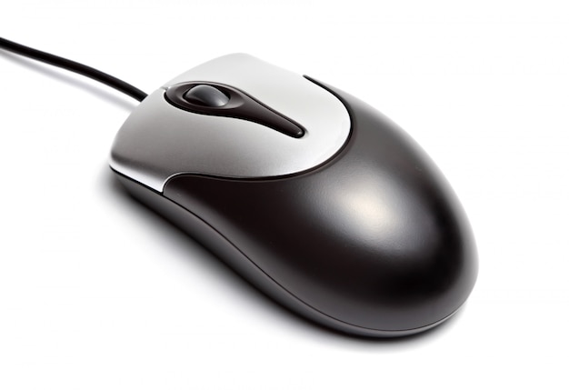 Photo computer mouse isolated