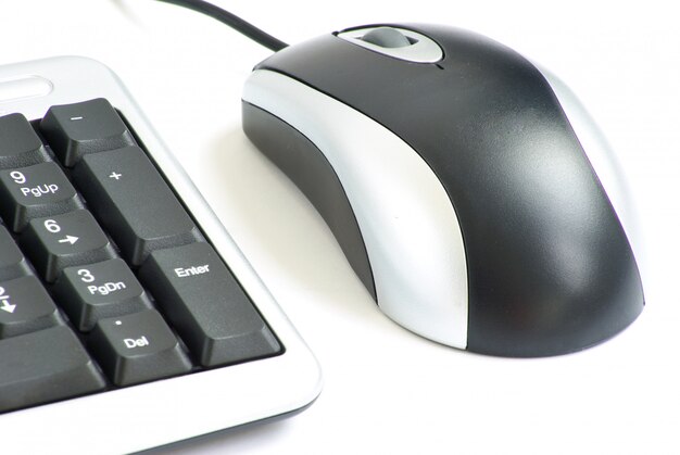 Computer mouse and keyboard