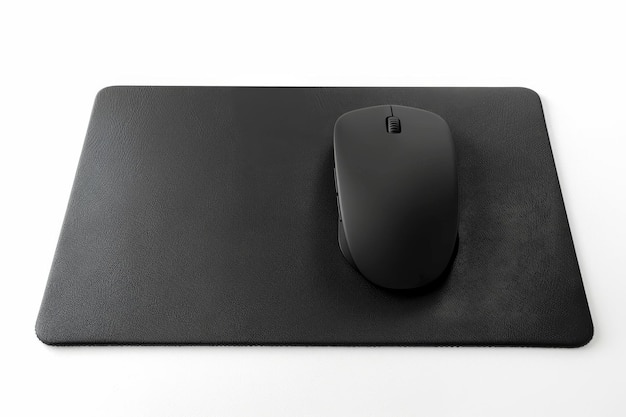 Computer Mouse on Pad Isolated on Transparent Background