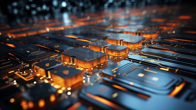 Computer processor hd 8k wall paper stock photographic image