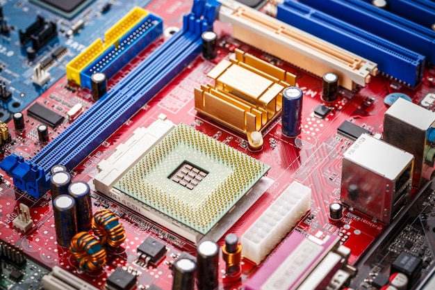 Photo computer processors cpu concept