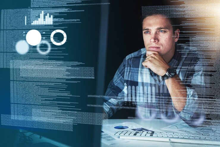 Premium Photo | Computer programmer software developer or engineer ...