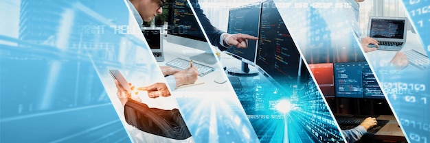 Computer programming coding and AI artificial intelligence NLP data development