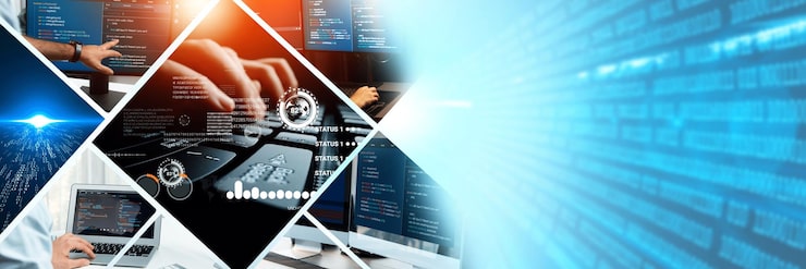 Photo computer programming coding and ai artificial intelligence nlp data development
