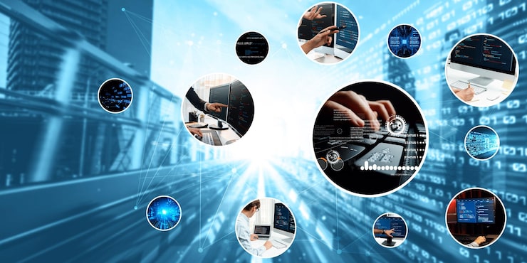Photo computer programming coding and ai artificial intelligence nlp data development