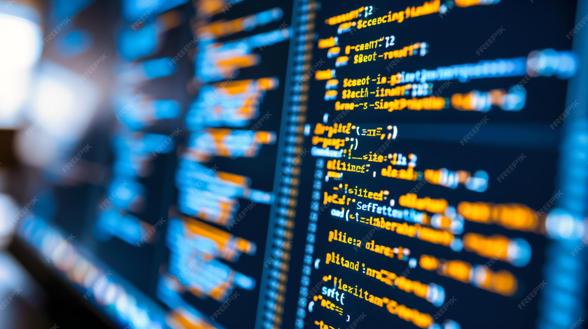 Premium Photo | Computer Programming and Coding Digital Screen ...