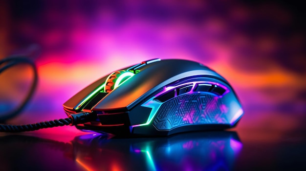 Компьютерная игровая мышь RGB 3d реалистичная