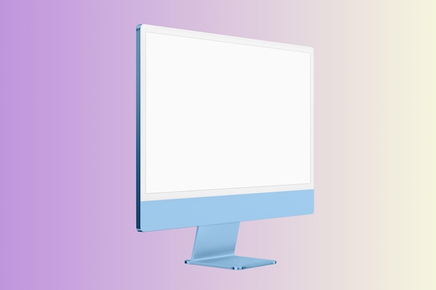Computer scherm png doorzichtige mockup