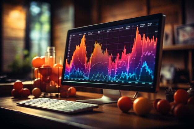 a computer screen displaying multiple graphs