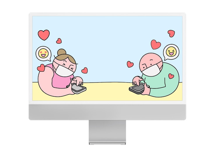 Photo 컴퓨터 화면 png 투명한 배경에 귀여운 화면으로 디지털 장치를 잘라