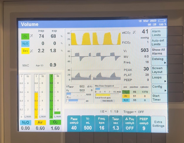 A computer screen shows a number of different volume options.