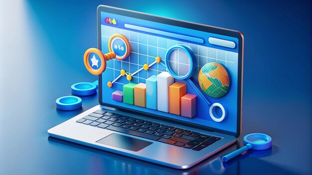 a computer screen with graphs and charts on it