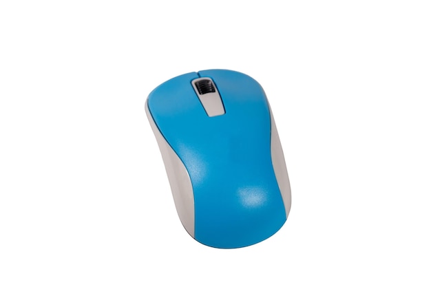 Computer wireless mouse isolated on a white background