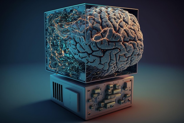 내부에 뇌가 있는 컴퓨터