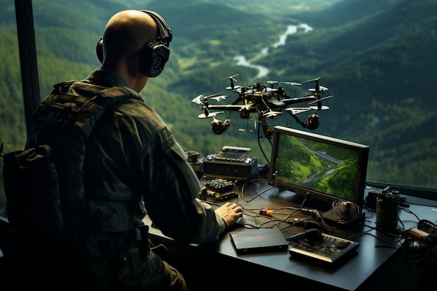 ComputerBased Control Managing Military Drone Operations AI