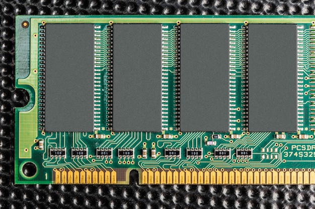 Computerchip, technologie- en elektronica-industrie