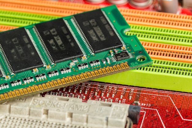 Computerchip, technology and electronics industry