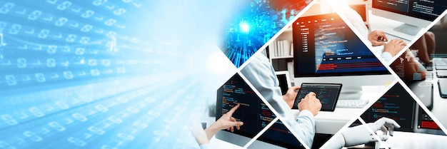 Computerprogrammering codering en AI kunstmatige intelligentie nlp gegevensontwikkeling