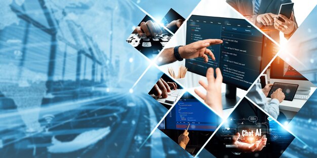 Computerprogrammering codering en AI kunstmatige intelligentie nlp gegevensontwikkeling