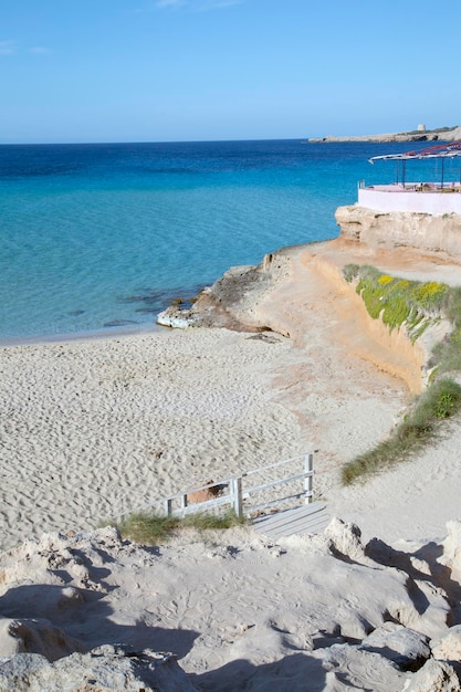 Comtestranden in Ibiza Spanje