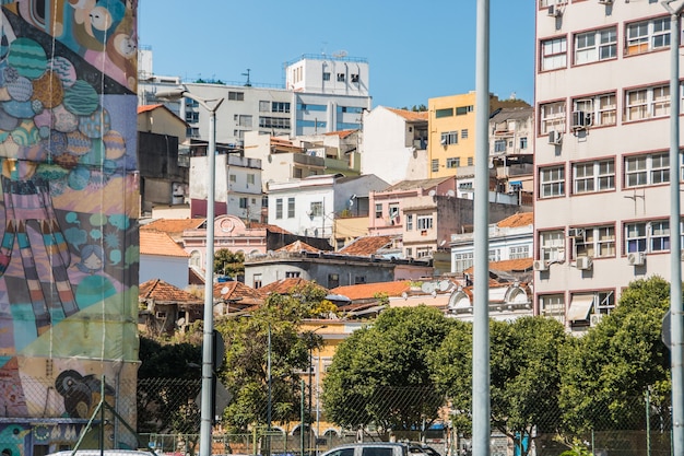 Conceicao-heuvel in het centrum van Rio de Janeiro, Brazilië.