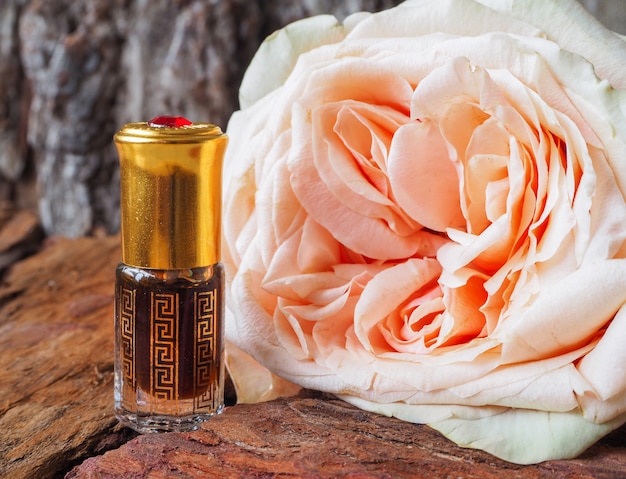 Concentrated rose oil. Arabic perfume Attar.