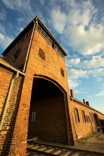 Foto concentratiekamp auschwitz-birkenau