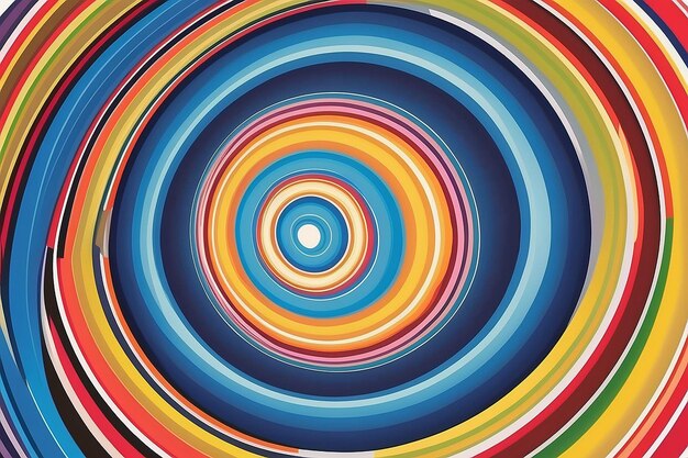 Concentric swirl shapes close up stock illustration