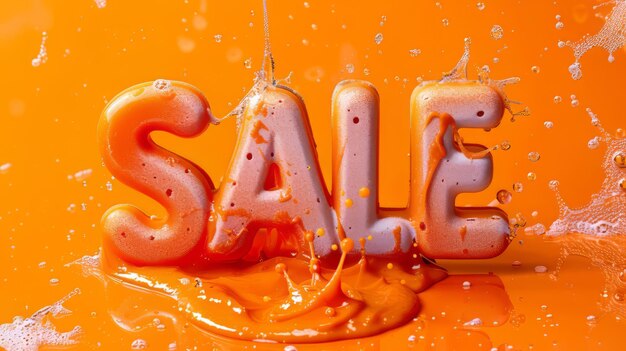 Foto concept art poster van de orange slime sale