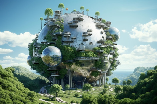 Concept of artificial intelligence technology applied to environmental preservation