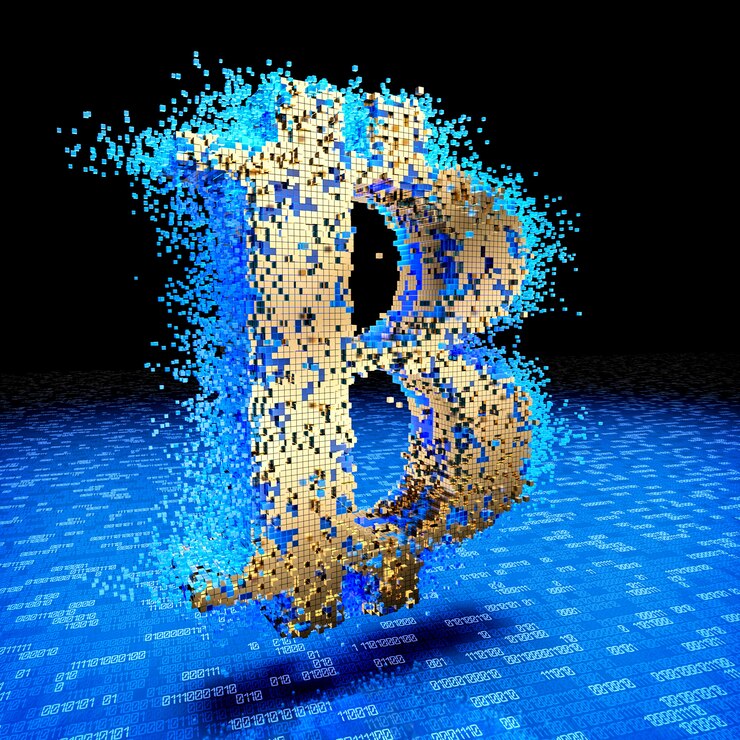 Photo concept of bitcoin