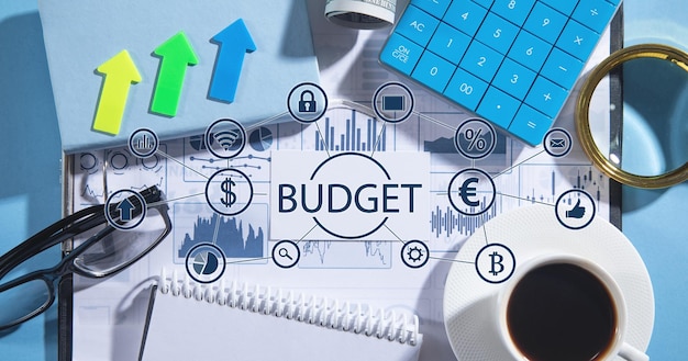 concept of budget business finance