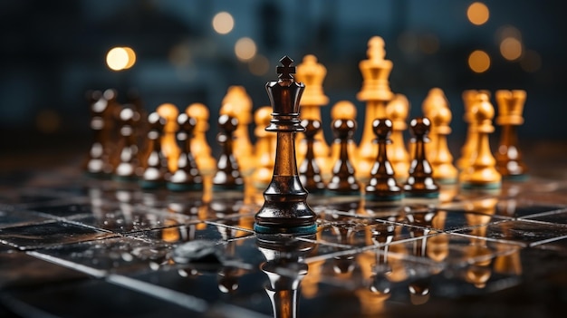 Under the concept of business strategy the king in a game of chess represents the player who controls the game xA