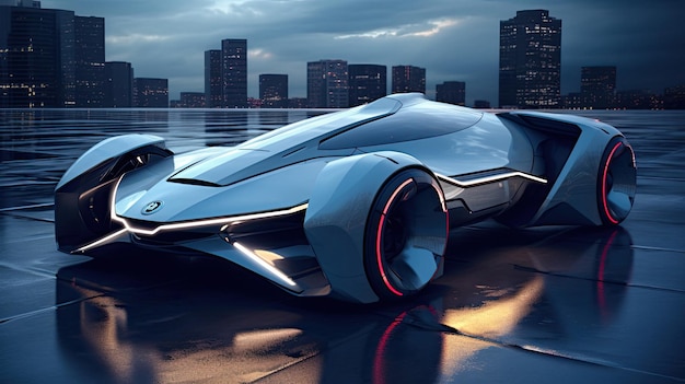 The concept car of the future by person