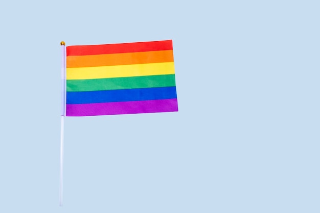 Concept of the celebration of the LGBTQ pride flag day and people's rights