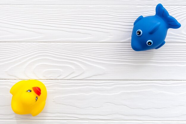 The concept of children's bath toys