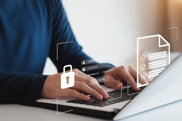 concept of cyber security information security and encryption secure access to users personal information secure internet access cybersecurity